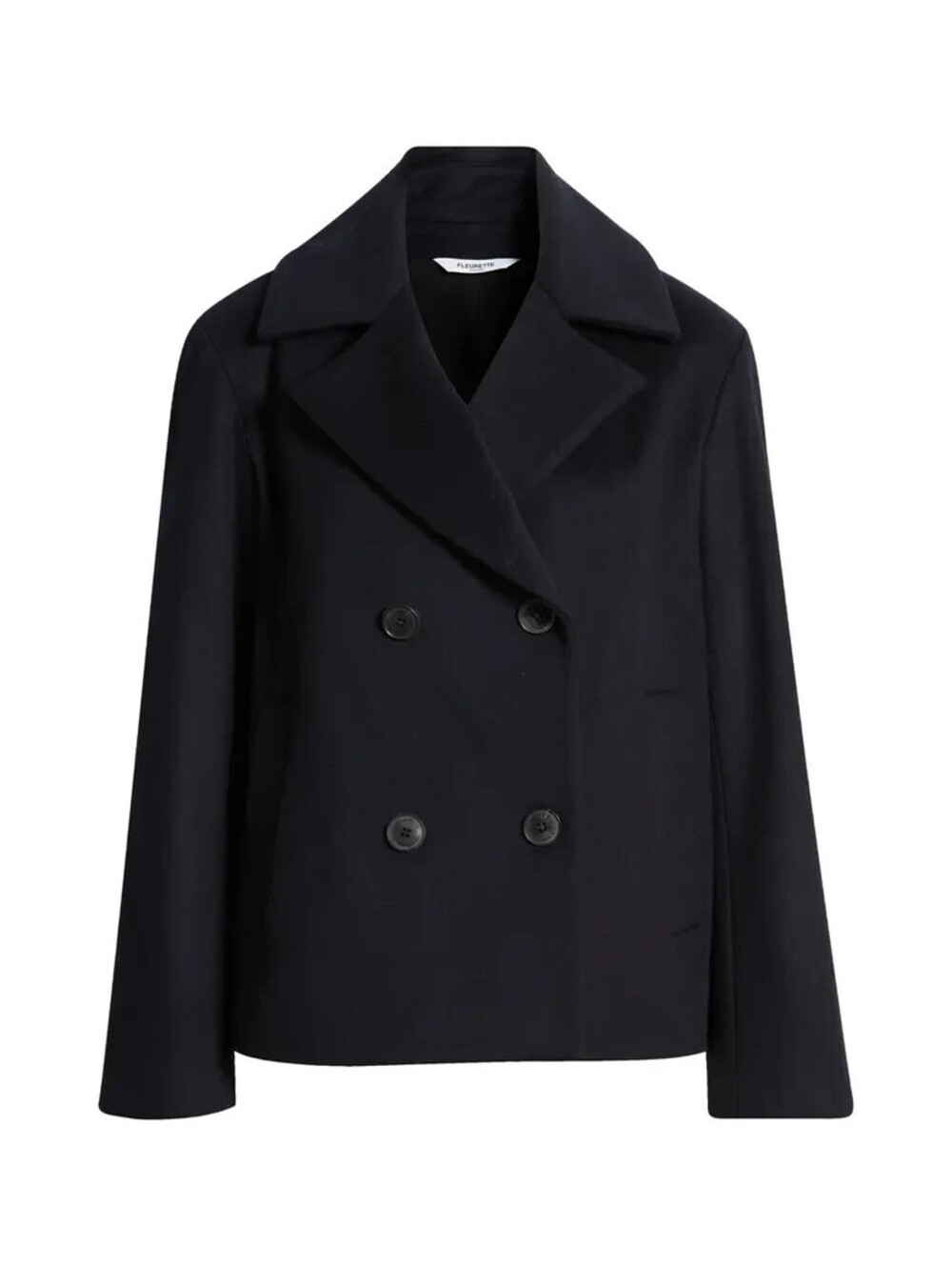 NEW, FLEURETTE Jane Wool PeacoatIn Navy  Size 6 #SJ2648